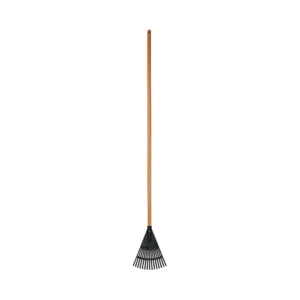 8-inch Wood & Poly Shrub Leaf Rake