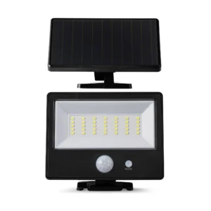 Motion Sensing Outdoor Security Flood Light, Dusk to Dawn, Black, 120 ° Beam Angle