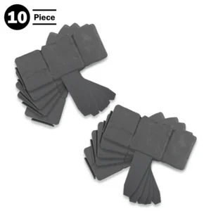 10-Piece Plastic Interlocking Garden Edging for Landscaping (Gray)