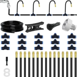 Automatic Irrigation System with Replaceable 360-degree Bending Dropper