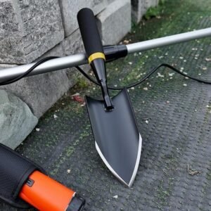 Carbon Steel Garden Trowel with Rubberized Handle